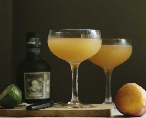 Peach Daiquiri Cocktail